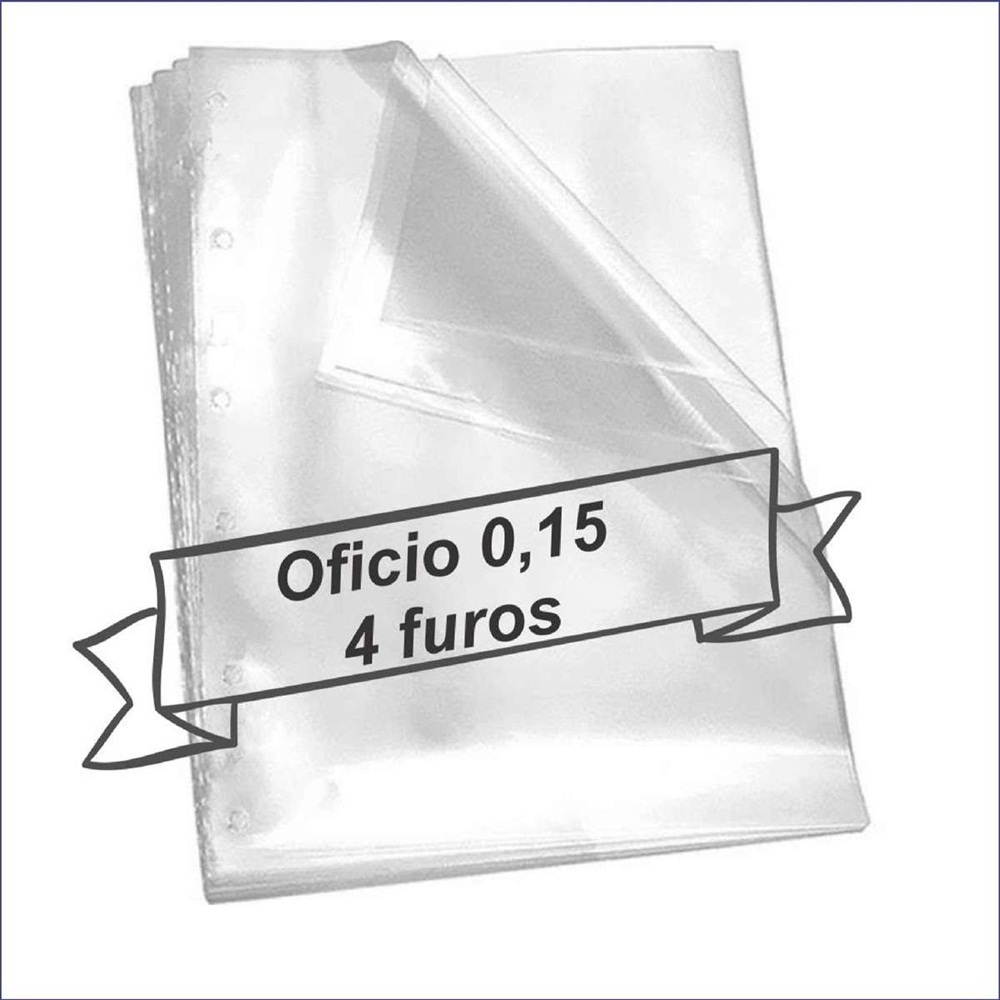 envelope plastico 4 furos