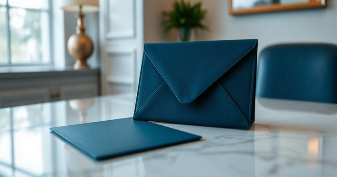 Envelope Azul Marinho: Estilo e Elegância