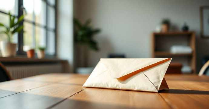 Envelope com Fita Adesiva: Praticidade e Estilo