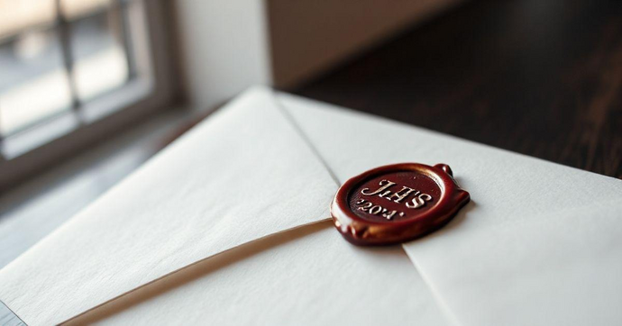 Envelope com Lacre Personalizado: O Toque Final