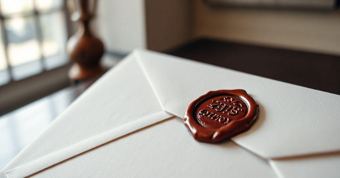 Envelope com Lacre Personalizado: Estilo e Exclusividade