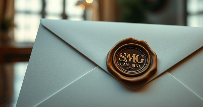 Envelope com Lacre Personalizado para Eventos