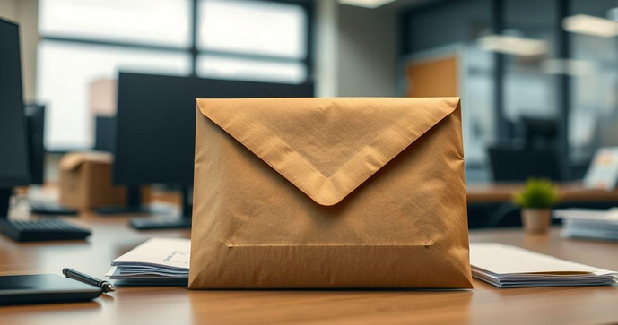 Envelope marrom é a escolha ideal para suas necessidades de envio e organização