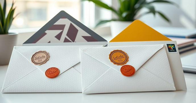 Envelope com adesivo: descubra como personalizar suas correspondências