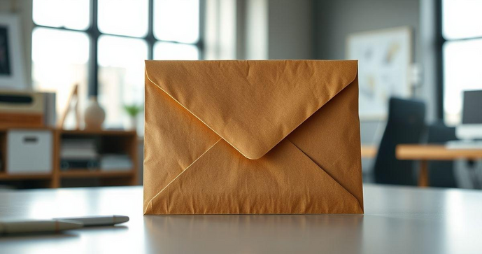 Envelope pardo A4 é a escolha ideal para suas necessidades de embalagem e organização