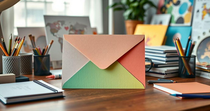 Envelope colorido A4 transforma sua apresentação em algo especial e criativo