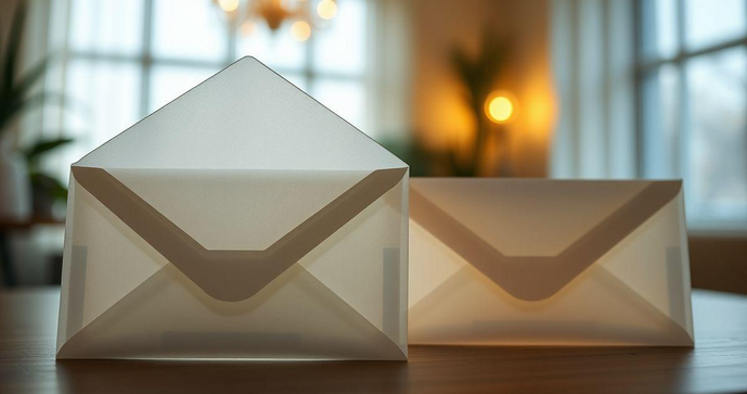 Envelope de papel vegetal é a escolha ideal para embalagens elegantes e sustentáveis