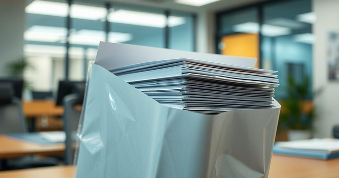 Envelope plastico a3 ideal para proteção e organização